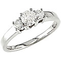 14k White Gold 3/4ct TDW Diamond Engagement Ring (H-I, I1-I2)