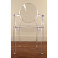 Clear Acrylic Arm Chairs (Set of 2)