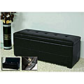 Homestyles Bi-cast Leather Storage Bench 