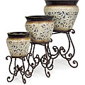 Planters with Stands (Set of 3)