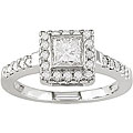 14k White Gold 3/4ct TDW Diamond Engagement Ring (I1-I2)