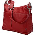 Oi Oi Pompei Red Leather Hobo Bag