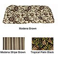 Outdoor UV-resistant Double U Loveseat Cushion