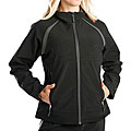 NordicTrack Women's Black/ Charcoal Soft Shell Jacket