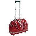 Rockland Crocodile-style Rolling Carry-on Handbag