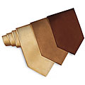 O.H.H.A Brown Woven Silk Tie