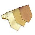 O.H.H.A. Gold Woven Silk Tie