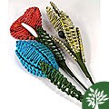 Bouquet of Recycled Paper Short Stem Flowers (Thailand)