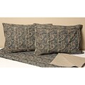 Kalamkari Indigo Duvet Set (India)