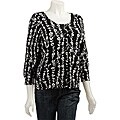 Joseph A. Women's Plus Size 3/4-sleeve Cardigan