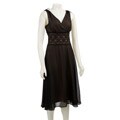 Connected Apparel Women's Sleeveless Mesh Dress