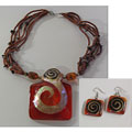 Shell Wood 3-piece Jewelry Set (Philippines)