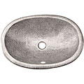 Satin Nickel Oval Sink with Overflow