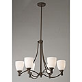 Ironwood Streamlined 6-light Iron Chandelier
