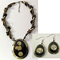Black Lip Shell 3-piece Jewelry Set (Philippines)
