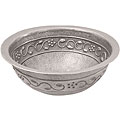 Satin Nickel 17-inch Grapevine Sink with Overflow