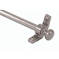 Solid Brass Satin Nickel Stair Rods (Set of 6)