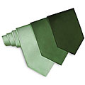 O.H.H.A Textured Cable Green Silk Tie