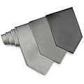 O.H.H.A. Grey Textured Cable Woven Silk Tie