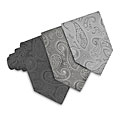 O.H.H.A. Grey Paisley Woven Silk Tie