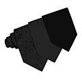 O.H.H.A. Black Woven Silk Tie