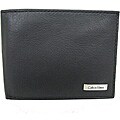 Calvin Klein Men's Black Leather Passcase Wallet