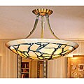 Alabaster Stone Shade 3-light Chandelier