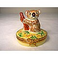 Limoges Hand-painted Koala Bear Keepsake Box