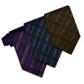 O.H.H.A. Dark Plaid Silk Tie