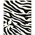 Hand-tufted Zebra Wave Wool Rug (8'3 x 11')