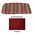 Outdoor UV-resistant Double U-shaped Loveseat Cushion