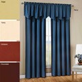 Solid Color Tailored Peach Skin Window Curtain Valance