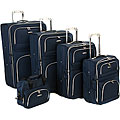 Rockland Grand Expandable 5-piece Navy Luggage Set