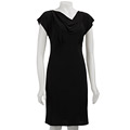 Tiana B. Women's Solid Jersey Drape-neck Dress