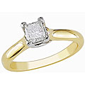 14k Gold 1/2ct TDW IGL Certified Diamond Ring (G-H, I1-I2) (Size 7)