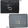O by Oscar de la Renta Serpiente Trifold Wallet