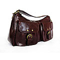 Perlina Two Front-pocket Shopper Bag