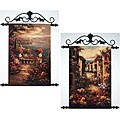 Hand-painted Tuscan Scenes 2-piece Tapestry Set