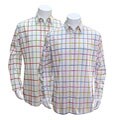 Domani Men's Multicolor Checked Sport Shirt