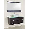 Espresso Contemporary Single Bathroom Vanity