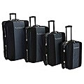 Rockland Polo Equipment 4-piece Luggage Set