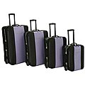 Rockland Polo Equipment 4-piece Luggage Set