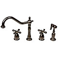 Oil-rubbed Bronze Kitchen Faucet with Spray