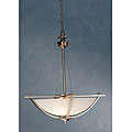 Manhattan Brushed Nickel Inverted Pendant