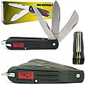 Stainless Steel Electrician's 3-blade Pocket Knife