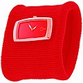 Cool Kids Girl's Red Wristband Watch