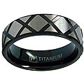 Titanium Black Plated Ring