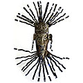 Haitian Metal Mask #1 Oil Drum Art (Haiti)