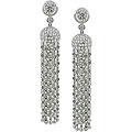 18k White Gold 6ct TDW Diamond Chandelier Earrings (G-H, SI)