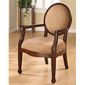 Oval-back Fern Arm Chair